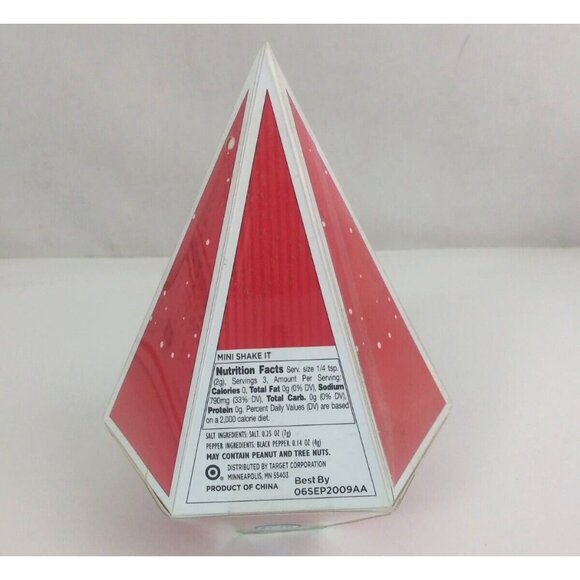 NWT 2008 CIB Target Shake It White Ceramic Salt Pepper & Shakers - Picture 3 of 6